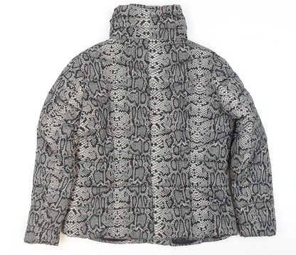 Womens UK Size 18 Star by Julien Macdonald Grey Puffer Jacket