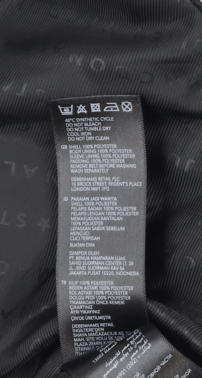 Womens UK Size 18 Star by Julien Macdonald Grey Puffer Jacket