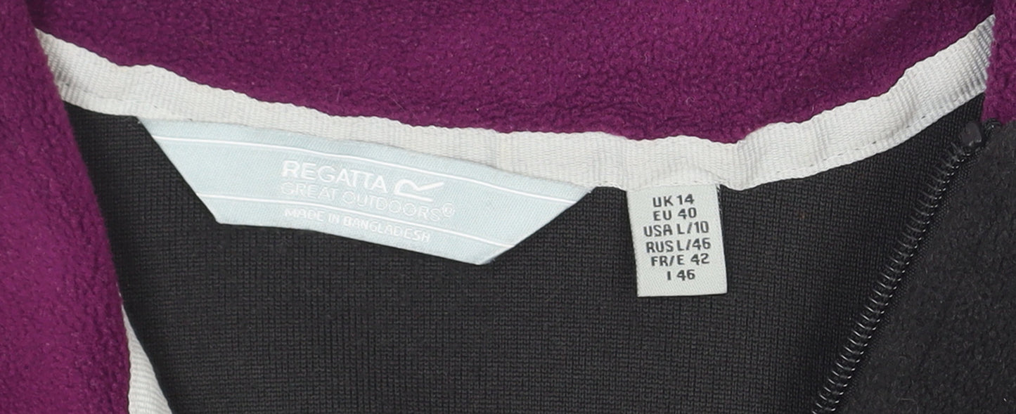 Womens UK Size 14 Regatta Black Pullover Sweatshirt
