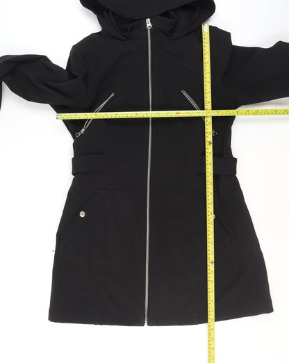 Womens UK Size S Jessica Simpson Black Parka Coat