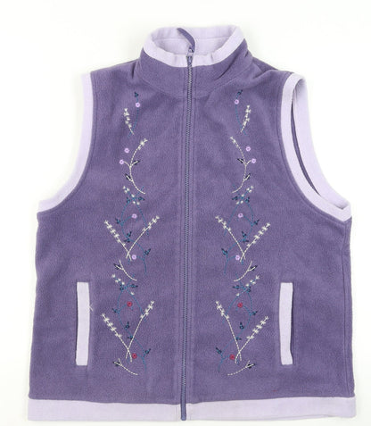Womens UK Size S Neutral Territory Purple Basic Jacket