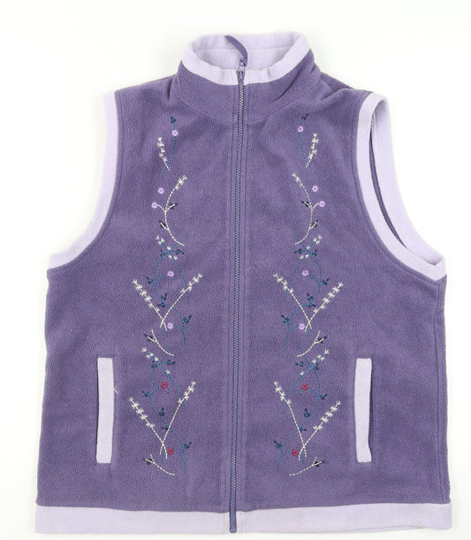 Womens UK Size S Neutral Territory Purple Basic Jacket