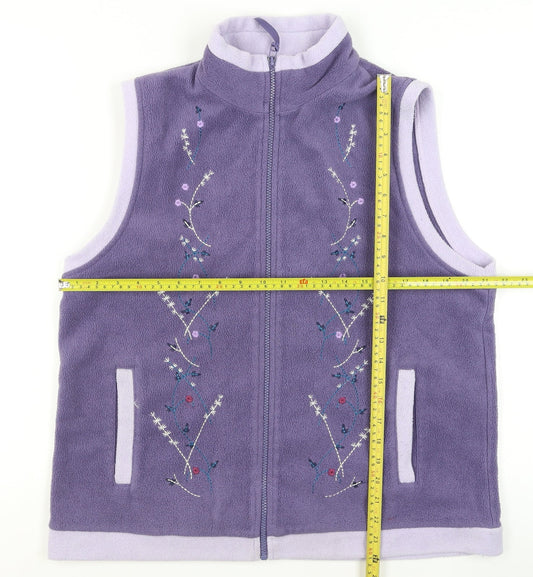 Womens UK Size S Neutral Territory Purple Basic Jacket