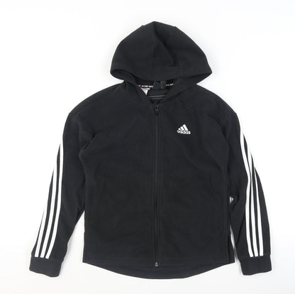 Boys UK Size 11-12 Years adidas Black Basic Jacket