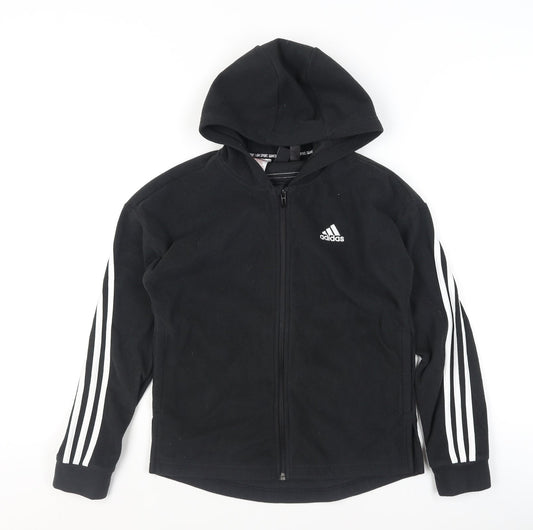 Boys UK Size 11-12 Years adidas Black Basic Jacket
