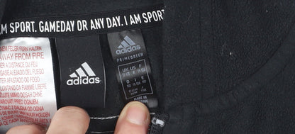 Boys UK Size 11-12 Years adidas Black Basic Jacket