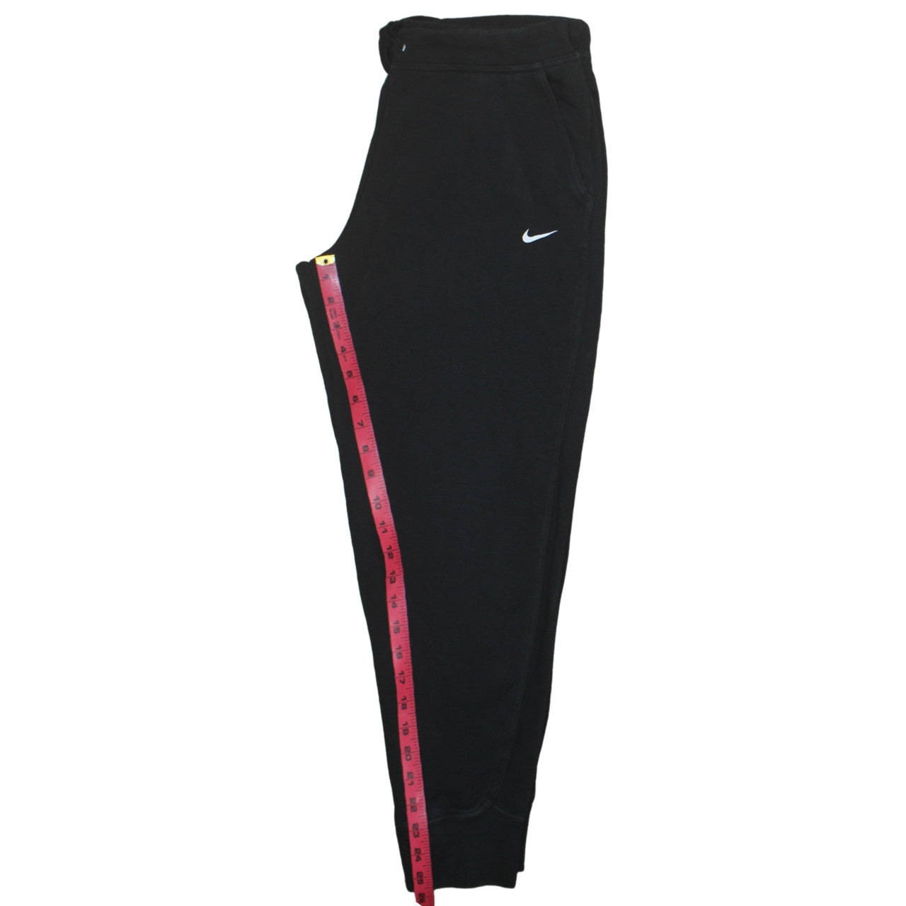 Womens UK Size M Nike Regular Fit Jogger Black Trousers
