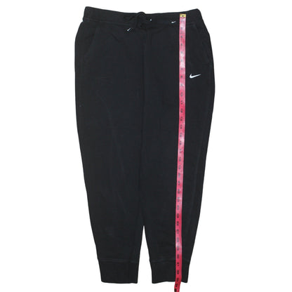 Womens UK Size M Nike Regular Fit Jogger Black Trousers