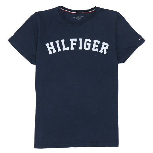 Tommy Hilfiger Men's Blue XL Logo Crew Neck T-Shirt