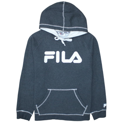 Womens UK Size 14 FILA Grey Pullover Hoodie