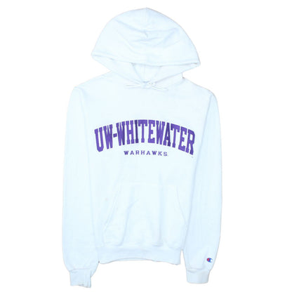 Womens UK Size XS Champion White Pullover Hoodie