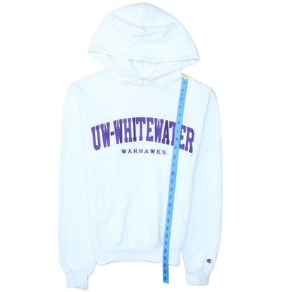 Womens UK Size XS Champion White Pullover Hoodie