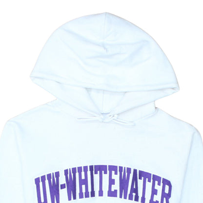 Womens UK Size XS Champion White Pullover Hoodie
