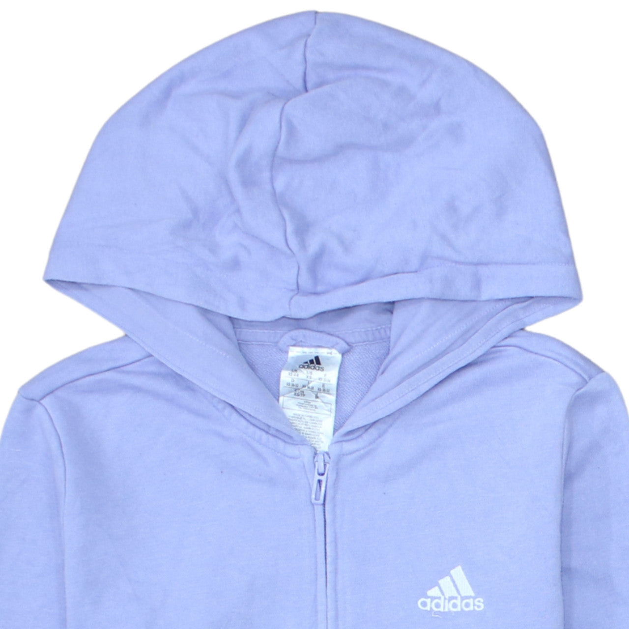 Womens UK Size XS adidas Purple Full Zip Hoodie
