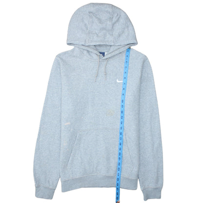 Mens UK Size M Nike Grey Pullover Hoodie