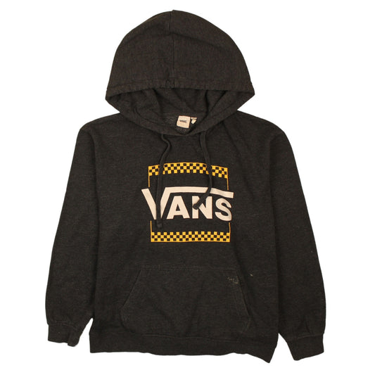Womens UK Size M VANS Black Pullover Hoodie