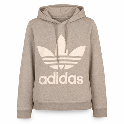 Womens UK Size 10 adidas Grey Pullover Hoodie
