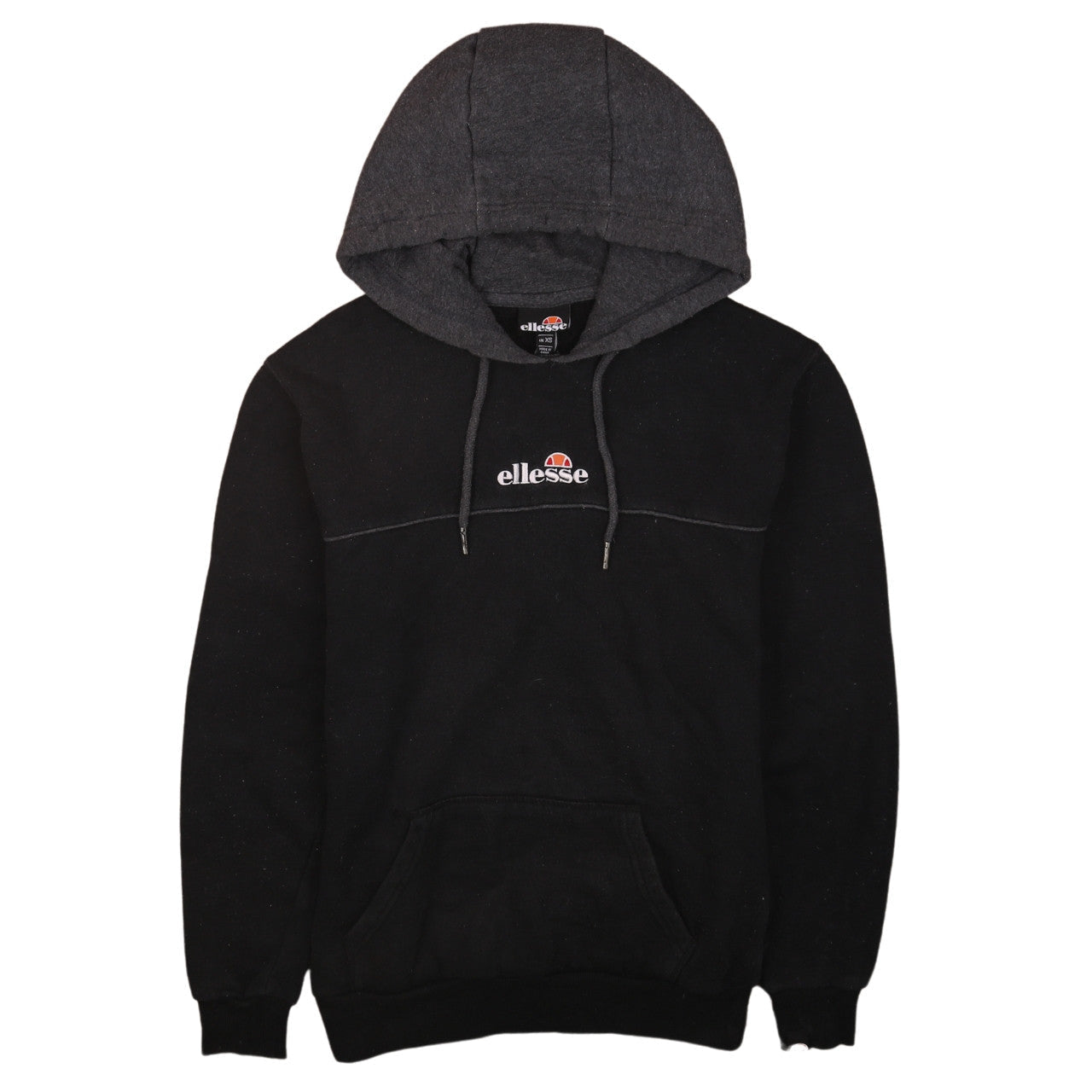 Mens UK Size XS ellesse Black Pullover Hoodie