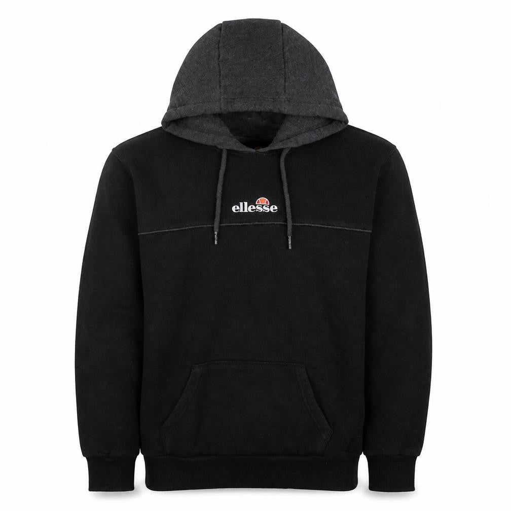 Mens UK Size XS ellesse Black Pullover Hoodie