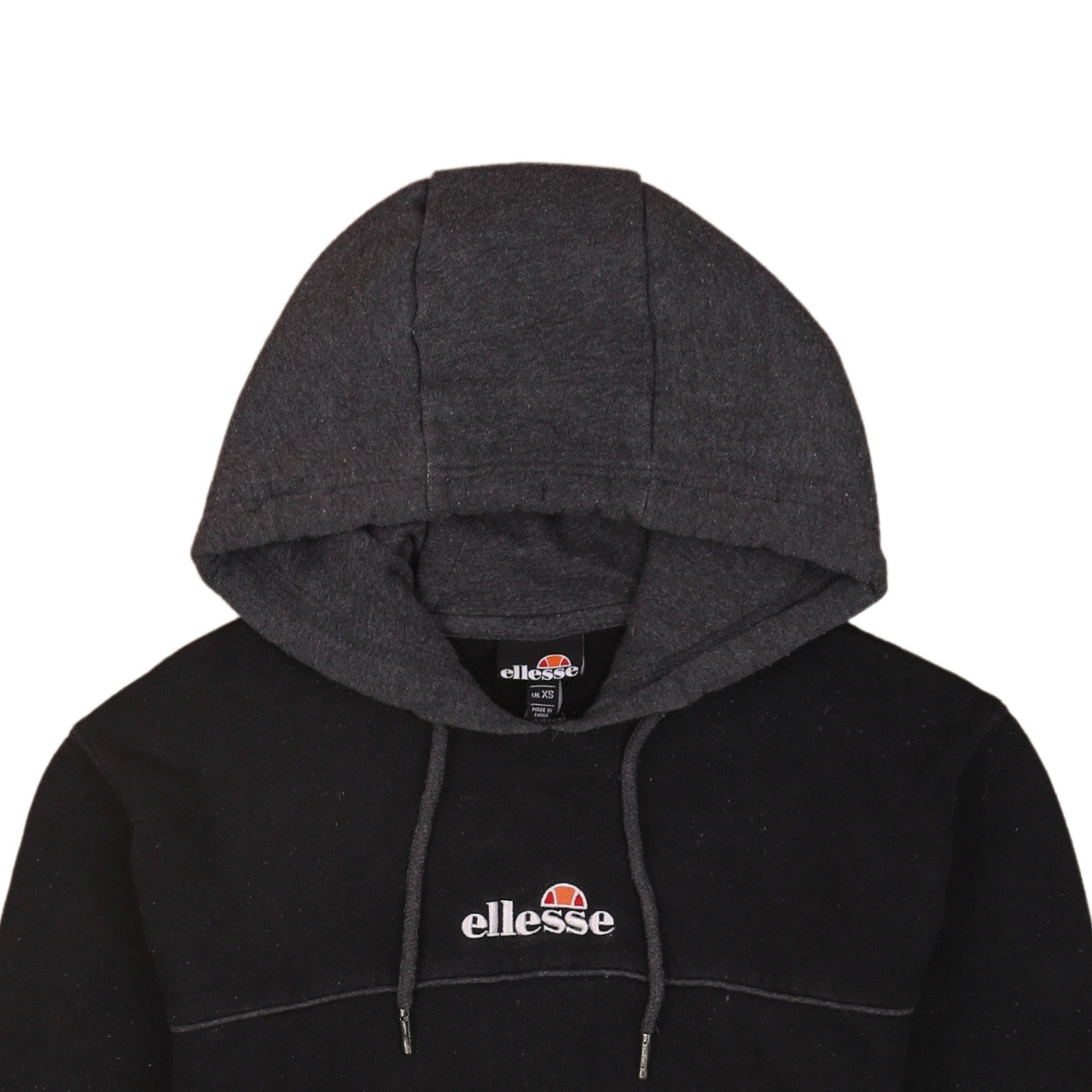 Mens UK Size XS ellesse Black Pullover Hoodie