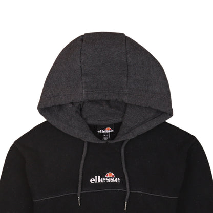 Mens UK Size XS ellesse Black Pullover Hoodie