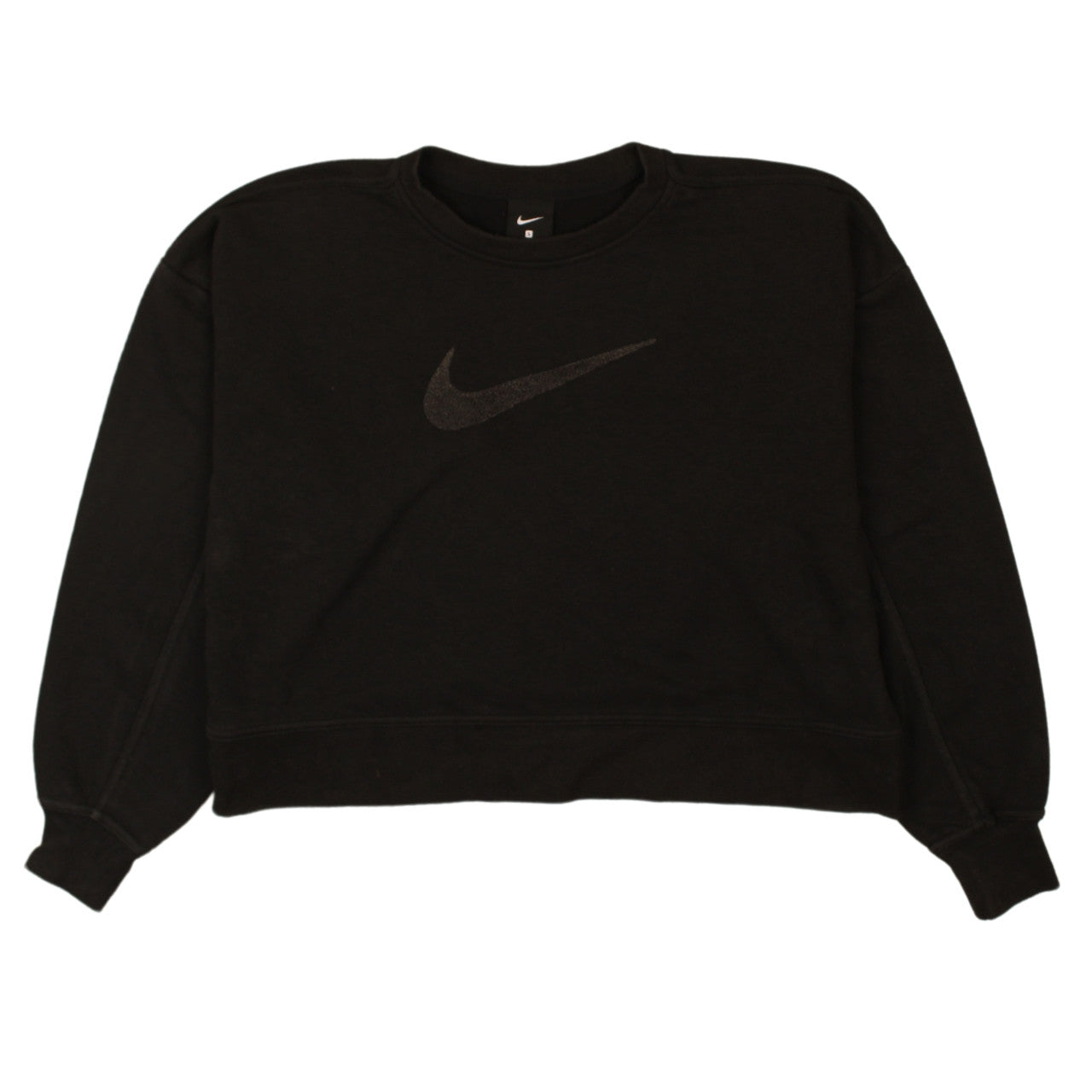 Womens UK Size S Nike Black Pullover Sweatshirt
