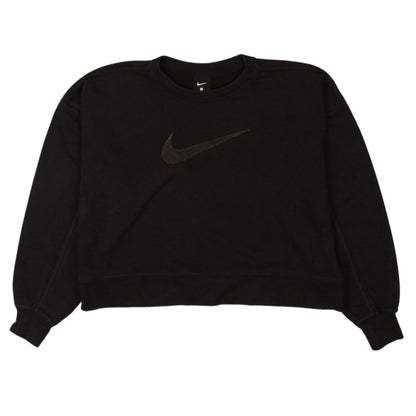 Womens UK Size S Nike Black Pullover Sweatshirt