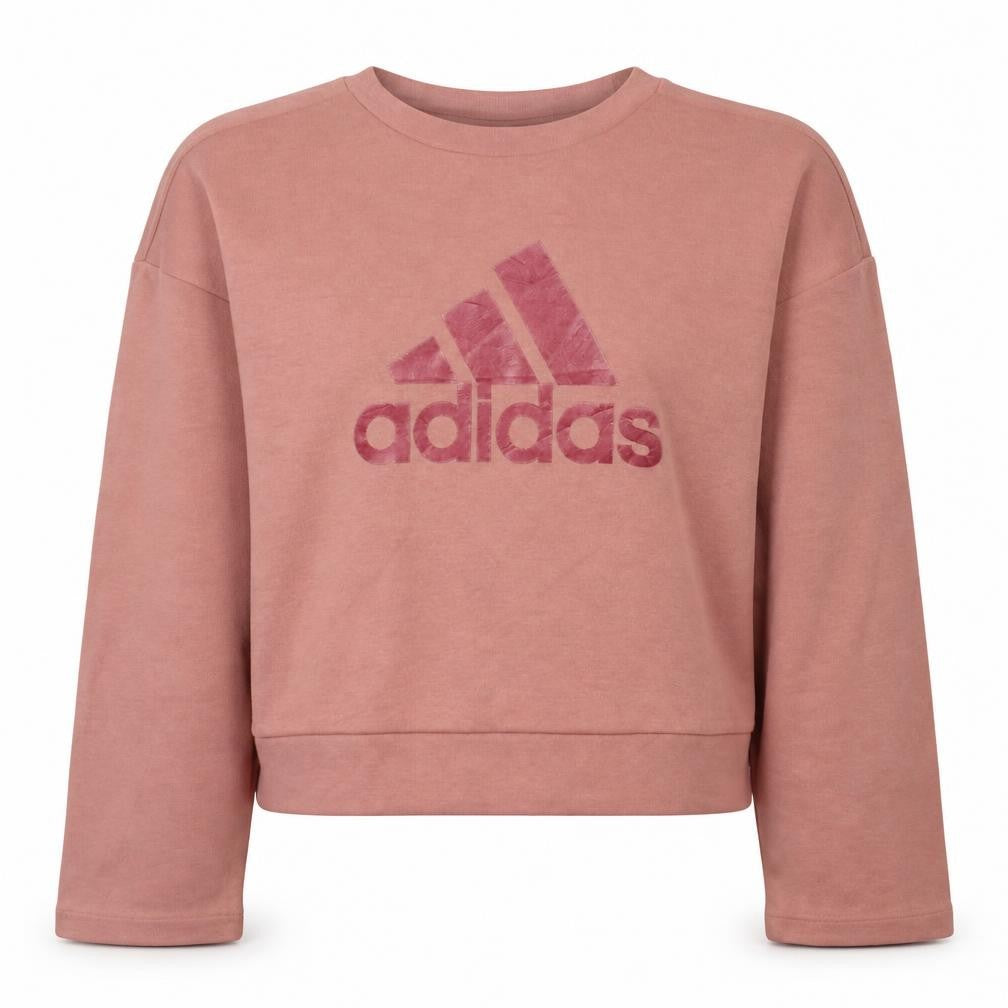 Womens UK Size XS adidas Pink Pullover Sweatshirt