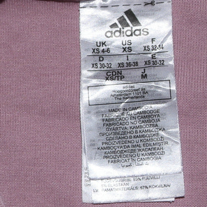 Womens UK Size XS adidas Pink Pullover Sweatshirt