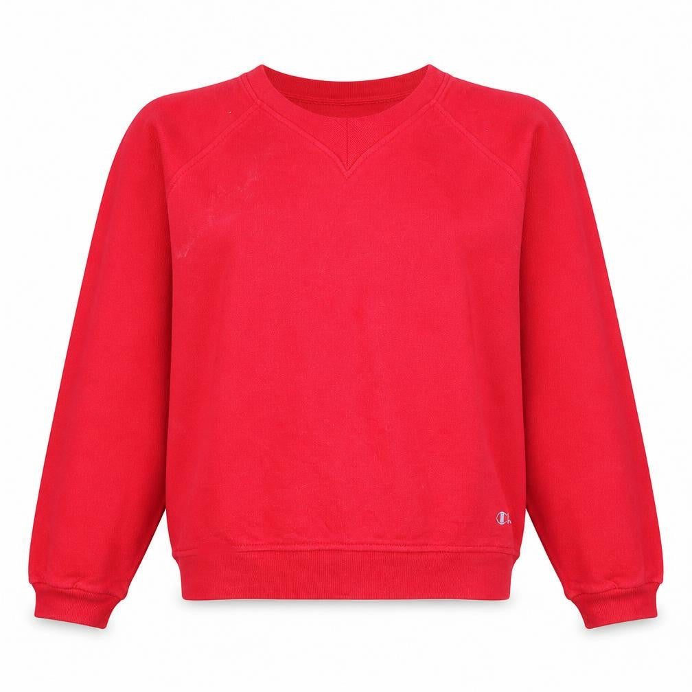 Womens UK Size L Champion Red Pullover Sweatshirt