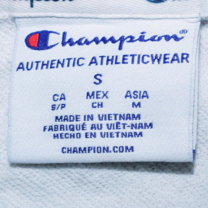 Womens UK Size S Champion White Pullover Sweatshirt