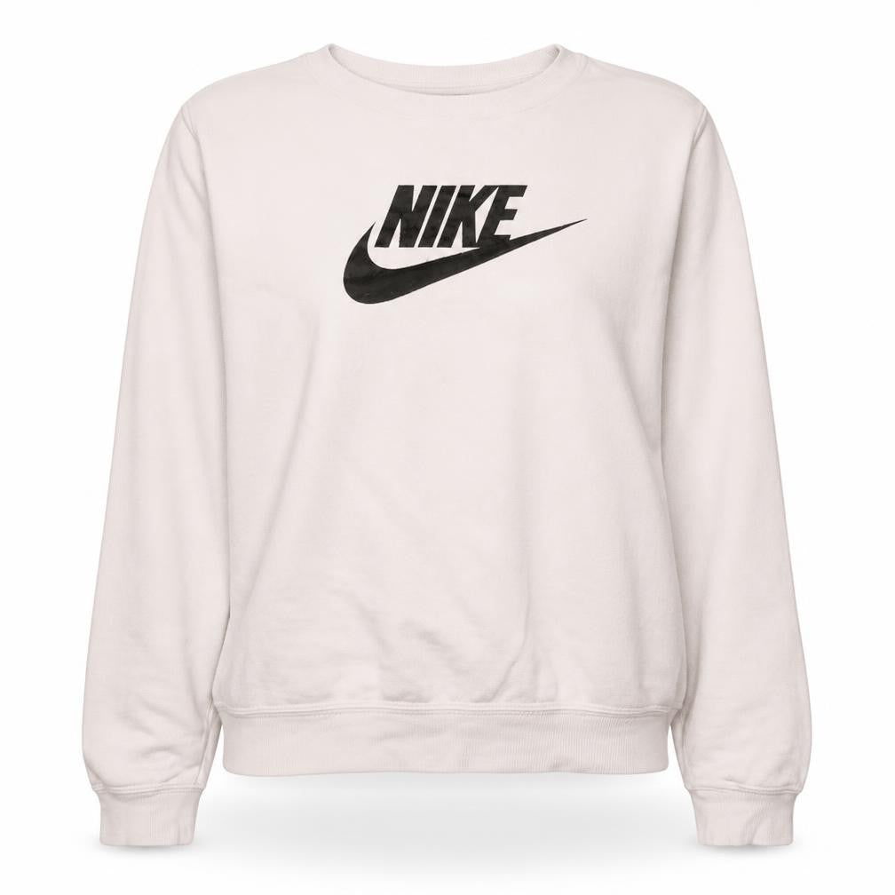 Womens UK Size M Nike White Pullover Sweatshirt