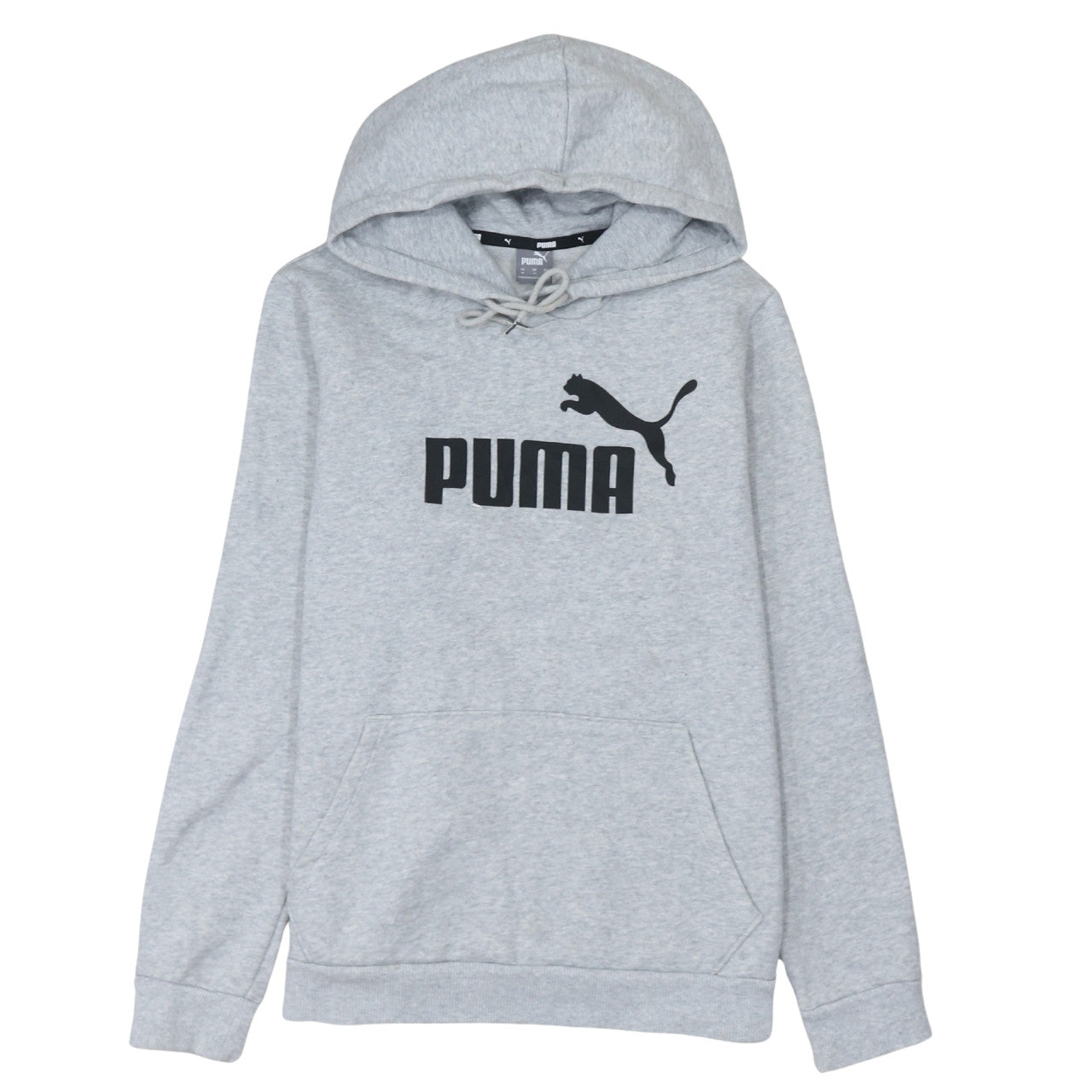 Mens UK Size M PUMA Grey Pullover Hoodie