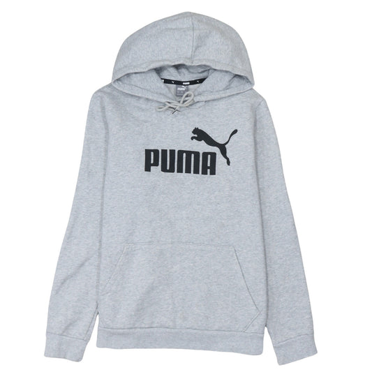 Mens UK Size M PUMA Grey Pullover Hoodie