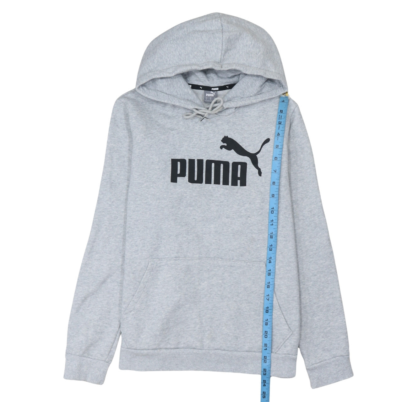 Mens UK Size M PUMA Grey Pullover Hoodie