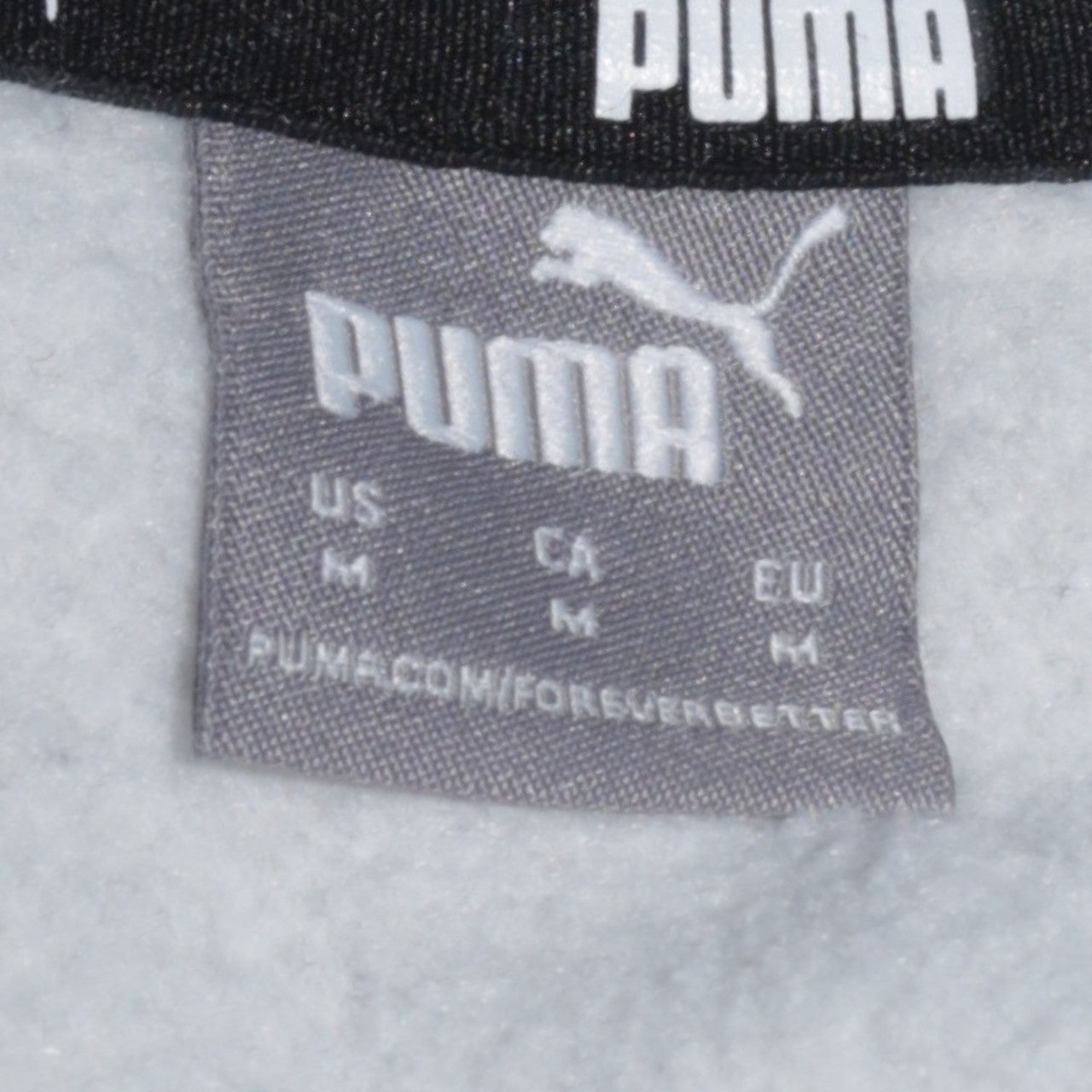Mens UK Size M PUMA Grey Pullover Hoodie