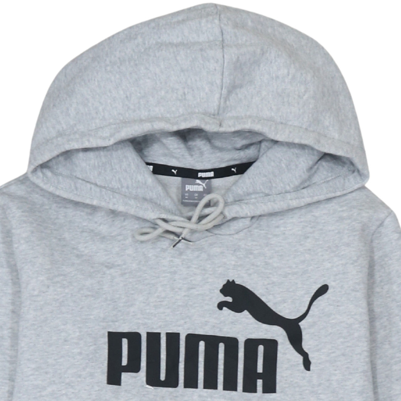 Mens UK Size M PUMA Grey Pullover Hoodie