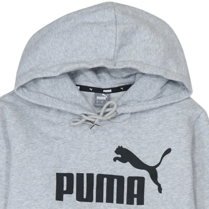 Mens UK Size M PUMA Grey Pullover Hoodie