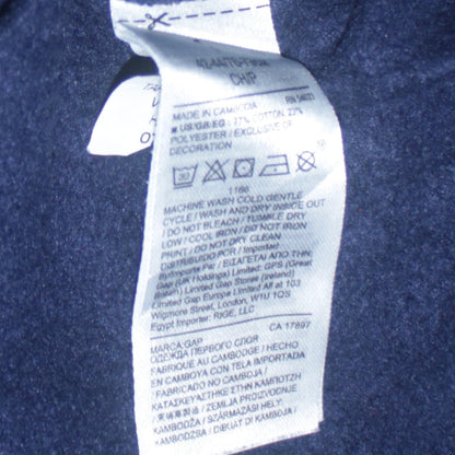 Mens UK Size S Gap Blue Pullover Sweatshirt