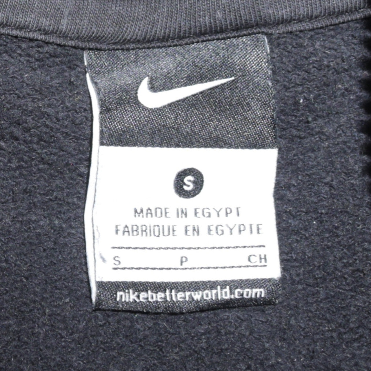 Mens UK Size S Nike Black Full Zip Hoodie