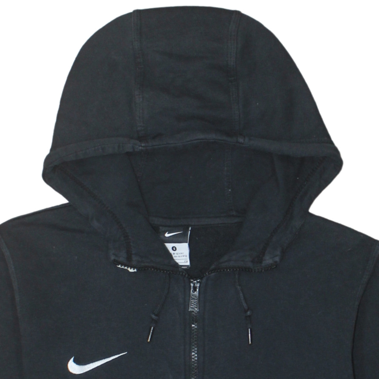 Mens UK Size S Nike Black Full Zip Hoodie