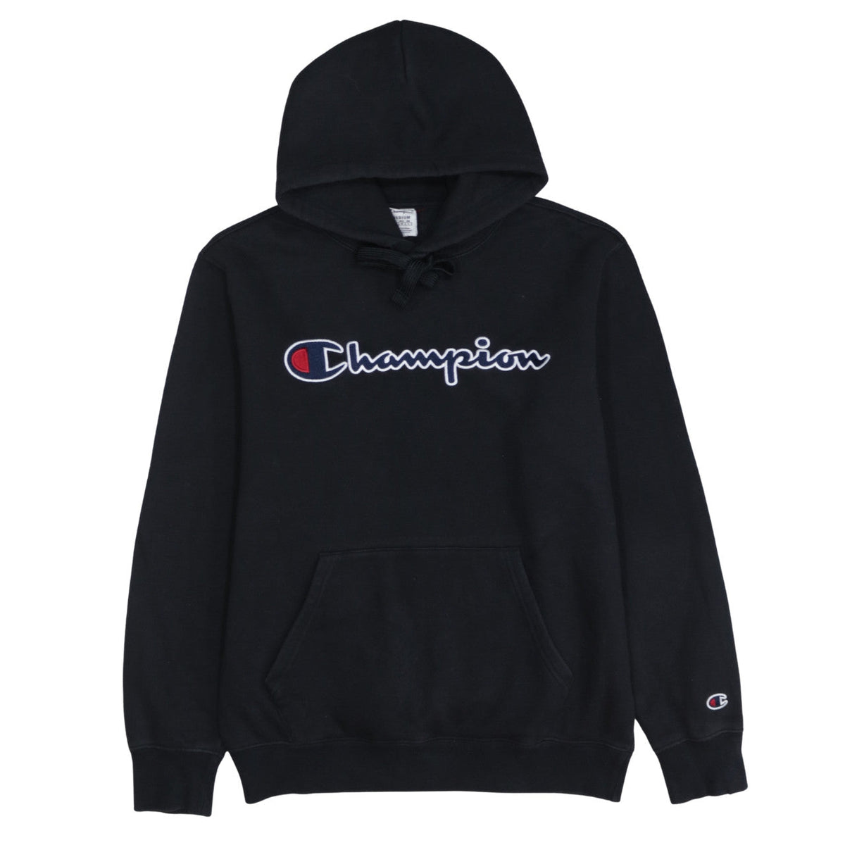 Mens UK Size M Champion Black Pullover Hoodie