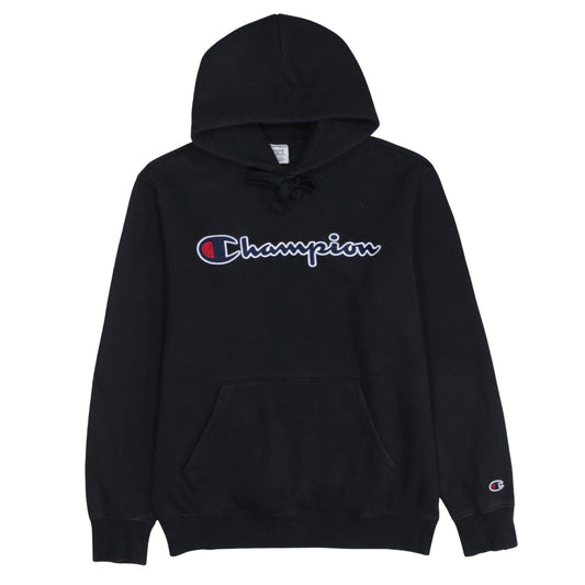 Mens UK Size M Champion Black Pullover Hoodie