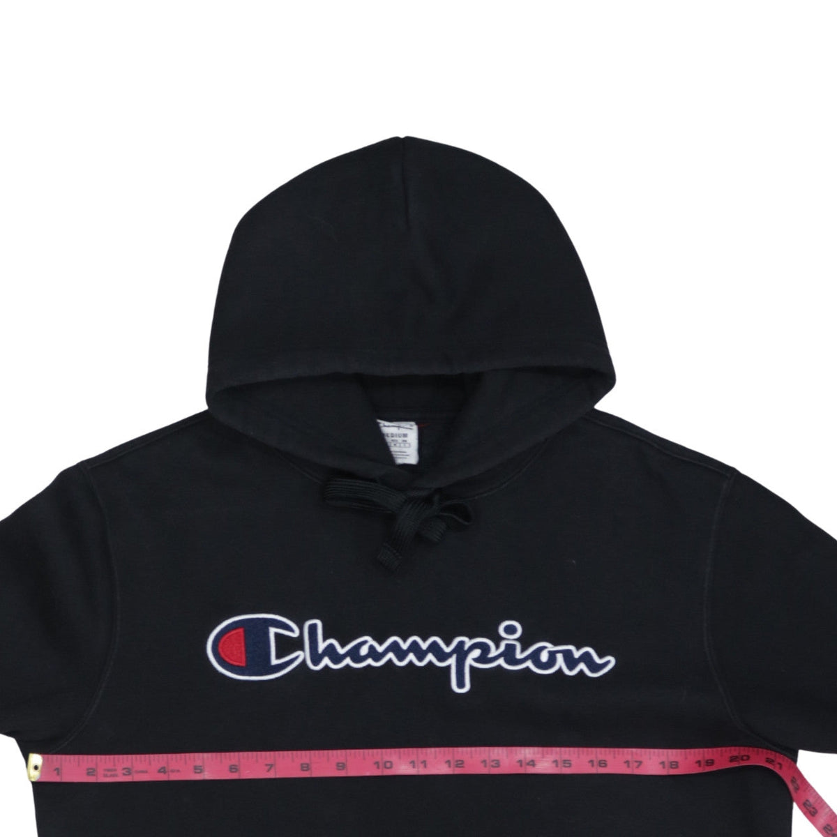 Mens UK Size M Champion Black Pullover Hoodie