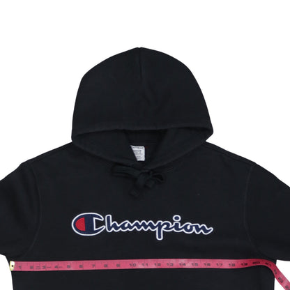 Mens UK Size M Champion Black Pullover Hoodie