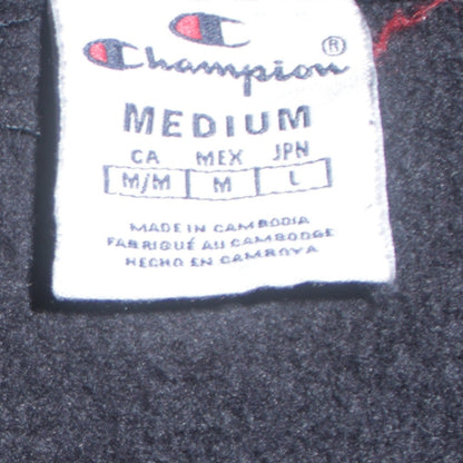Mens UK Size M Champion Black Pullover Hoodie