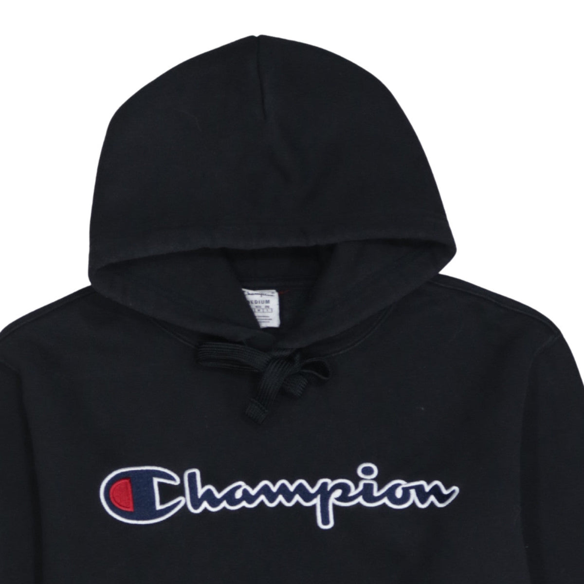 Mens UK Size M Champion Black Pullover Hoodie