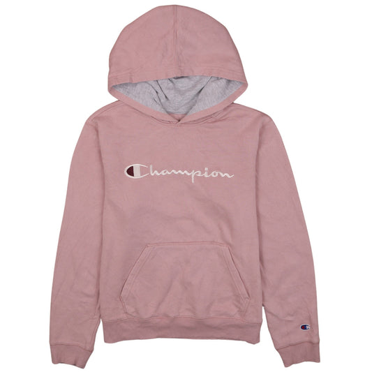 Womens UK Size XL Champion Pink Pullover Hoodie