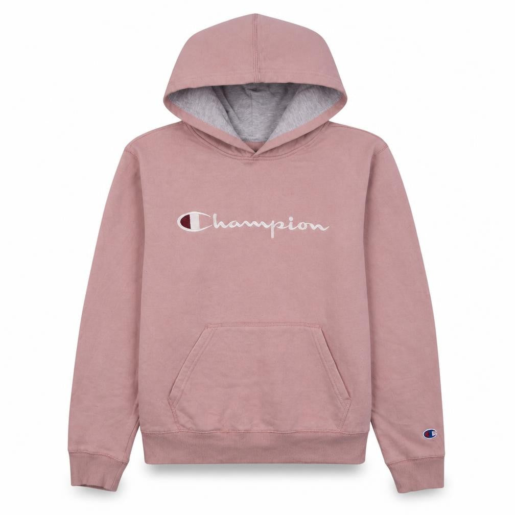 Womens UK Size XL Champion Pink Pullover Hoodie