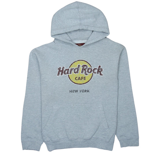 Womens UK Size L Hard Rock Cafe Grey Pullover Hoodie